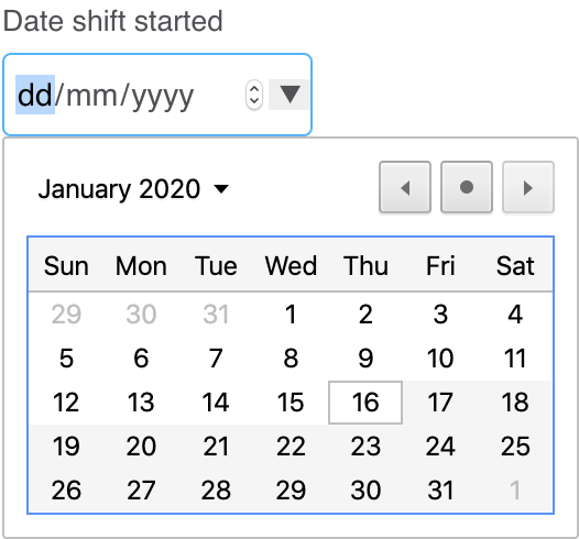 Restricting Date Inputs